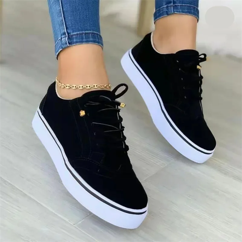 Vans Shoes Old Skool - 2025, neue Damen-Low-Top-vulkanisierte Schuhe, runde Zehen,