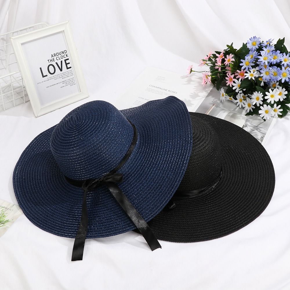 Hat Floppy Wide - Damen Floppy Strohhut mit großer breiter