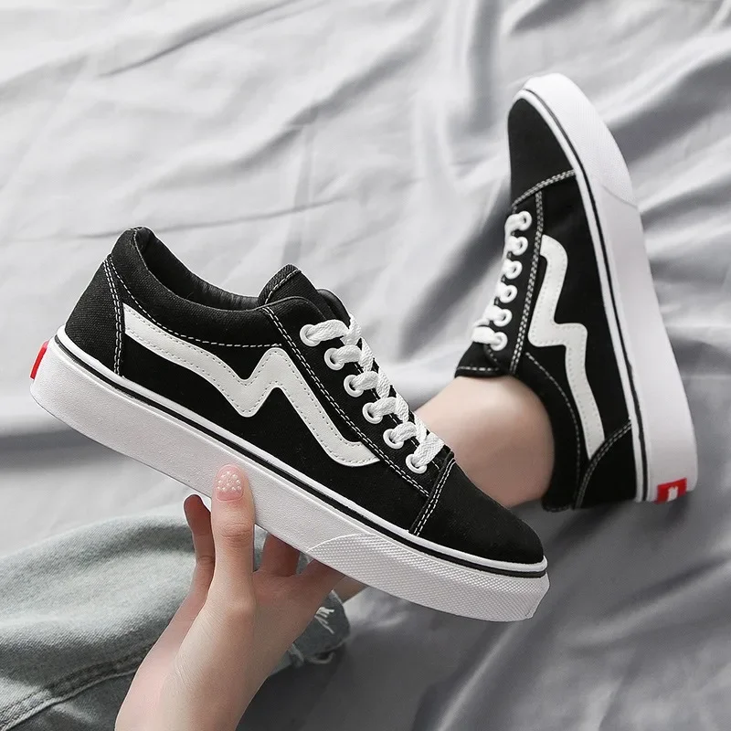 Vans Shoes Old Skool - Frauen im Freien atmungsaktive Skateboard ing