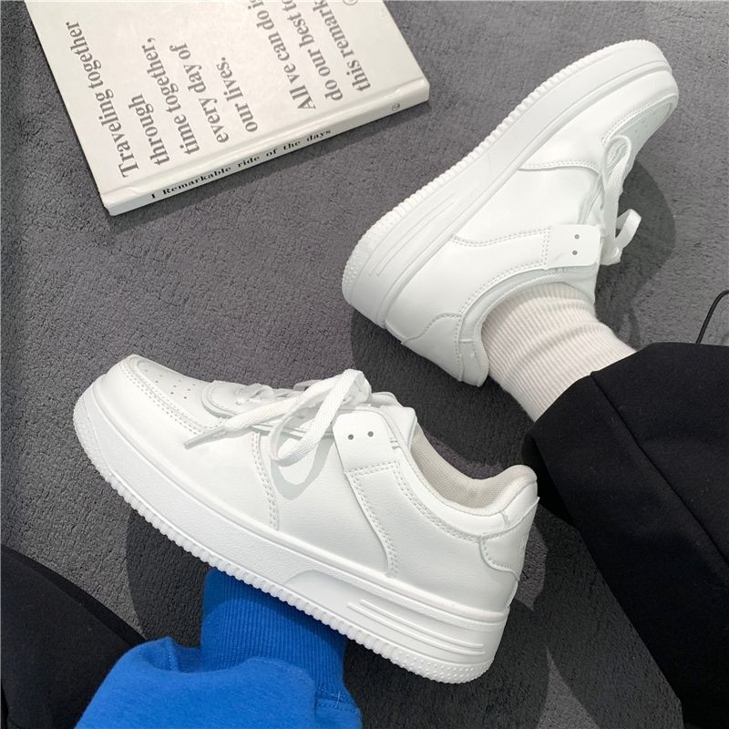 Damen Plateau-Sneaker in Weiß, – Vans Shoes Old Skool Bewertung und Preis