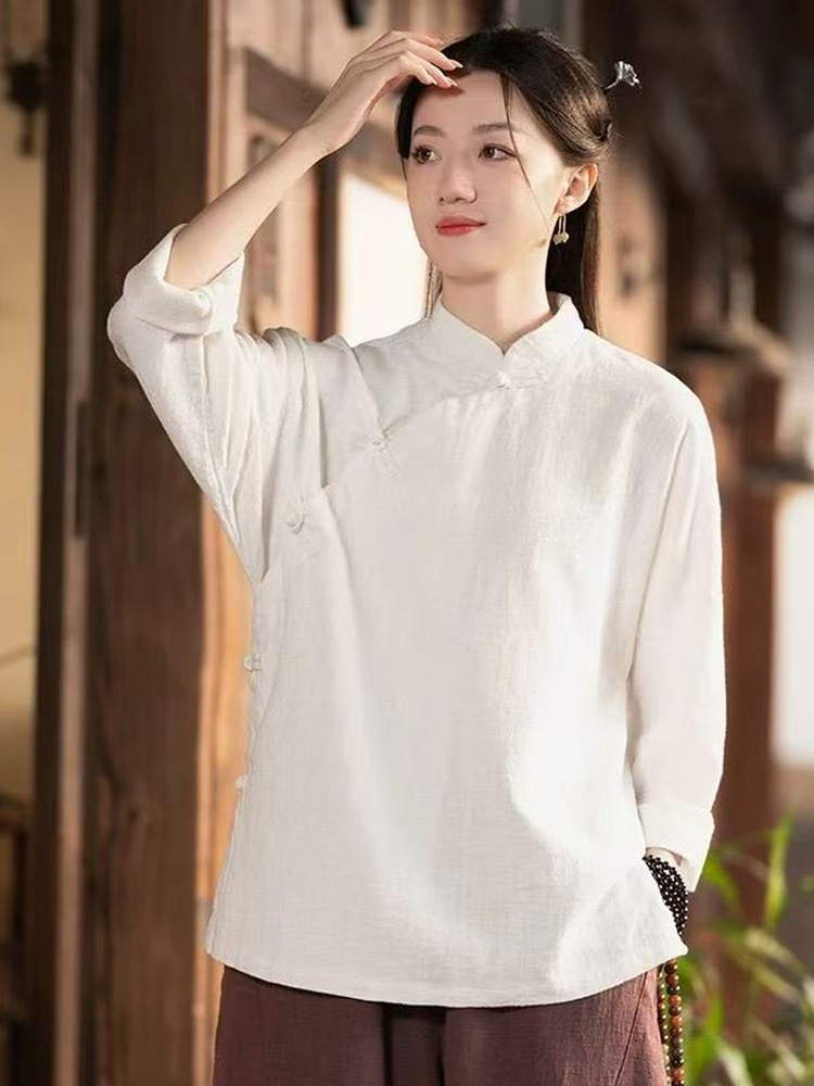 Neues chinesisches Stil-Set: L – Linen Pant Wide Bewertung und Preis