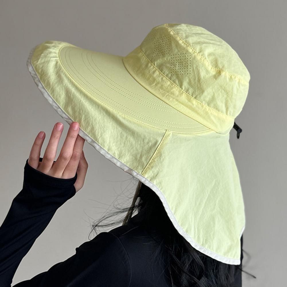 Damen-Sonnenhut mit Nackenschu – Hat Floppy Wide Bewertung und Preis